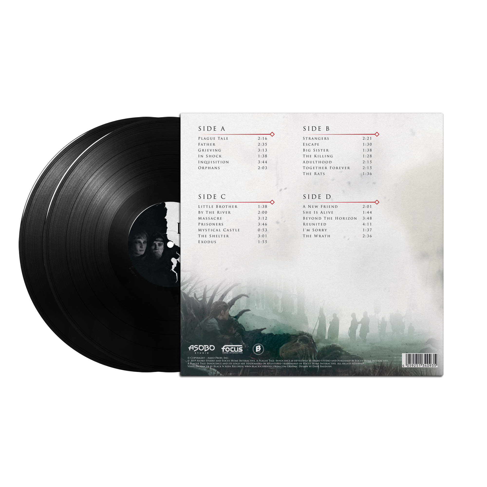 A Plague Tale: Requiem • Soundtrack • 2xLP Vinyl – Black Screen